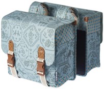 basil magnolia double pannier bag