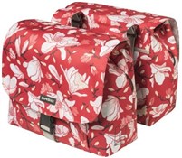 basil magnolia double pannier bag