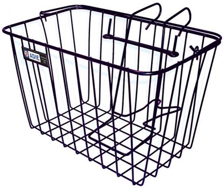 white wire bike basket